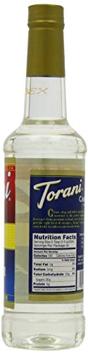 Torani Cane Sugar Sweetener Syrup, 25.4 Oz Plus One Syrup Pump #TOP2