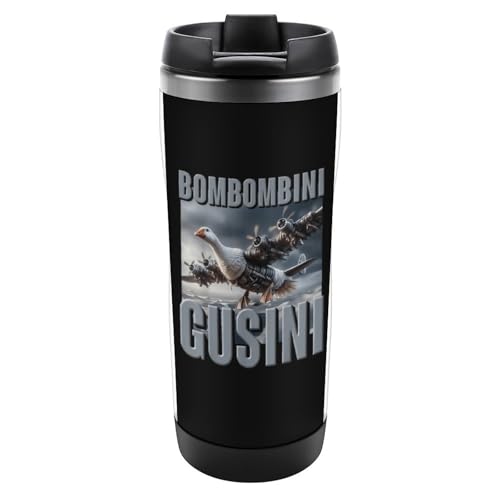 Bombombini Gusini イタリアンブレインロット 水筒 子供用 グッズ マグボトル 380ml 直飲み 魔法瓶 男の子 女の子 ステンレス 保温保冷 おしゃれ アニメ 学生用 アウトドア スポーツ 通園 通学 プレゼント