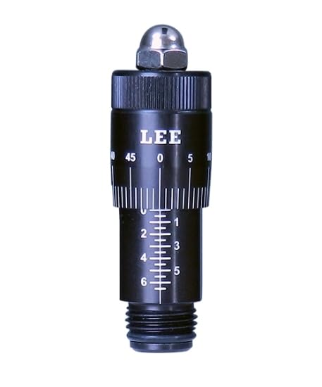 Vis de réglage pour micromètre LEE Precision à l'atelier de rechargement 92215