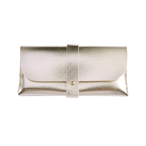 SHERCHPRY Étui À Lunettes En Cuir Pvc Souple Avec Boucle Protection Compacte Pour Lunettes De Soleil Et De Vue Idéal Pour Sac À Main Et Déplacements