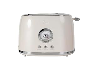 Broodrooster Retro Style Nostalgia 200, 800 Watt, 2 sneden, instelbare bruiningsgraad, automatische centrering en uitschakeling, 4 functies: ontdooien, opwarmen, bruiningsgraad instellen, annuleren