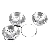 Bol à vapeur en forme de cœur : largement utilisé pour la cuisson à la vapeur des soupes, des aliments ou autres, etc