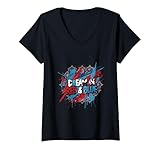 Mujer Camiseta Barcelona España - Barcelona España Camiseta Cuello V