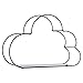 WJBABJ Mensola Decorativa a Forma di Cloud Muro in Ferro battuto Parete Appeso scaffale Salotto Soggiorno Decorazione della casa