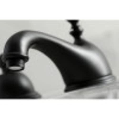 Kingston Brass KS3965PX Restoration Widespread Lavatory Faucet with Porcelain Cross Handle, Oil Rubbed Bronze, 8-Inch Adjustable Center by Kingston Brass - Image 9