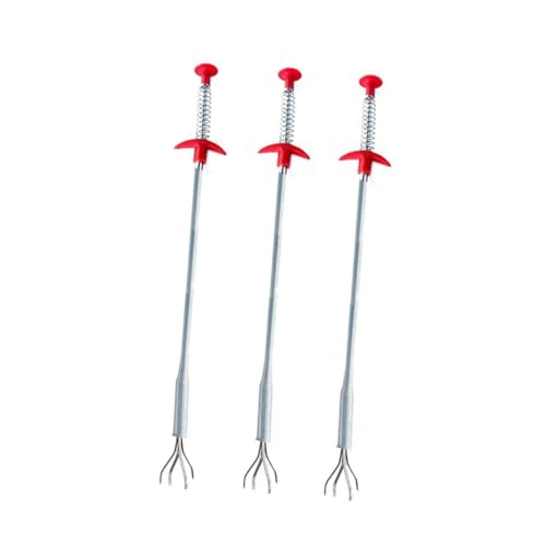 Operitacx 3 piezas Extractor de Drenaje Flexible Herramienta para Desatascar Tuberías Cocina y Baño Clip de para Limpieza de Obstrucciones y Cabellos Uso Doméstico y Color Color Aleatorio