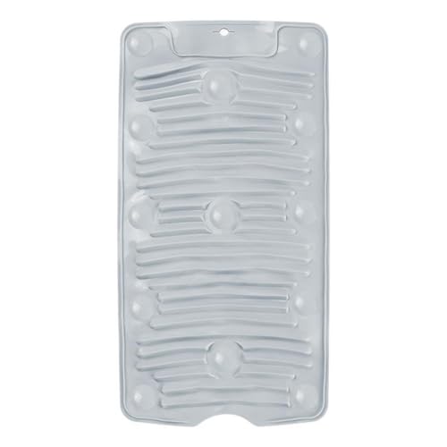 Household Washboard Non-Slip Suction Cup Laundry Pad Portable Folding Collapsible Washboard Multifunctional Hand Wash Clothes Tool for Travel Laundry Board