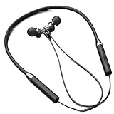 zhszzz Bluetooth-Kopfhörer, wasserdichte Audioqualität, magnetischer Nackenbügel, Sportkopfhörer, Headset, leicht, OverEar(NEW White)