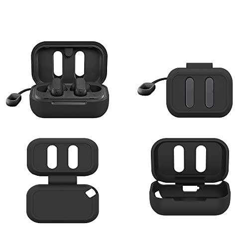 Black Silicone Cover for Skullcandy Dime True Wireless Earbuds - LEFXMOPHY