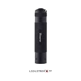 Ledlenser T² Latarka taktyczna LED, 240 lumenów, zasięg światła 180 m, wytrzymała metalowa obudowa, z możliwością ustawienia ostrości, na 3 baterie typu AAA, które znajdują się już w zestawie
