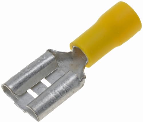 Terminal amarillo de calibre 12-10 ideal para reparar el cableado del coche