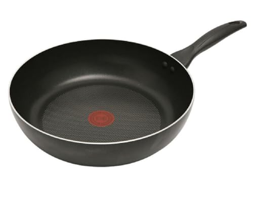 Tefal B30311 Cook&Clean Wok 28cm hoher Rand, Teflon Antihaftbeschichtet, Wokpfanne Hochrand tief Pfanne Bratpfanne