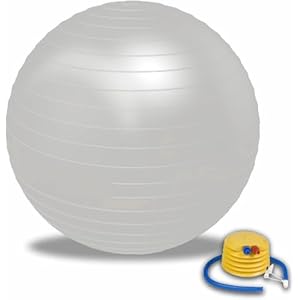 1X Pregnancy Ball, exercise ball, 75CM yoga ball, birthing ball, Pilate Balance Balls with Pump, Anti-Slip & Anti-Burst, Fitness, Physical Therapy, Gym Office and Home Exercise