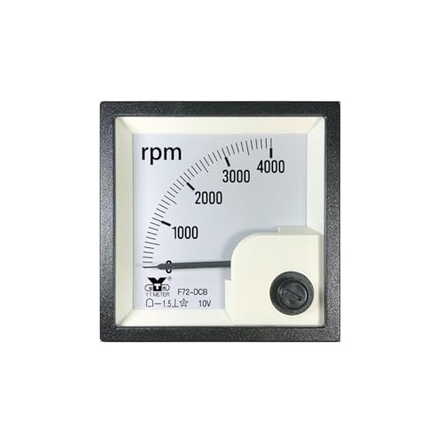 NURII F72-DCB Marine Tachometer 10V Input 200rpm 1000r/min 1500rpm Pointer DC CP72(4000rpm/10V)