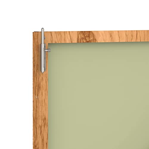 Duramax Fahrradschuppen für 4, Fahrradgarage mit 4x verstellbaren Fahrradschienen & breiten abschließbaren Doppeltüren, Gartenschuppen aus Metall für Fahrräder, Fahrradlager, Holzmaserung