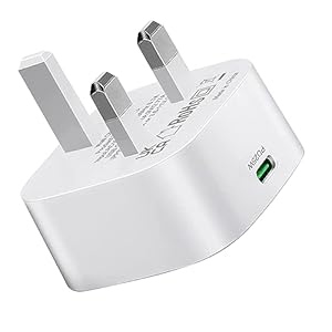 25W Super Fast USB C Charger Plug for Samsung Galaxy S23 S24 S22 S21 S20 Plus Ultra FE,A54 A55 5G/A53 A34 A25 A15 A14 A23 A33 A13 A52 A52S A51 M53,Uk 3 Pin Type C Mobile Phone Charging Power Adapter