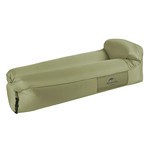 Naturehike Aufblasbarer Liegesessel Wasserdichtes Aufblasbares Sofa mit Tragbarem Rucksack Aufblasbares Bett für Reisen Camping Pool (Grün)