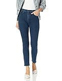 5 poches Hudson Holly High Rise, Skinny Ankle Jean, Briquet Indigo, 32 Femme