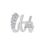 HYPAW Mano Oreja Mano Oreja cartílago Clip Falso Piercing Pendiente for Mujeres Hombres niña Earrings (Color : Style 6, Size : One Size)