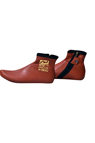 Image of Azad Genuine Leather White Socks