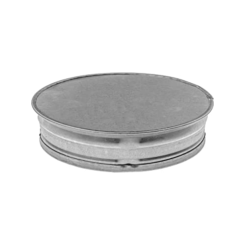 Hvac Ov Galvanized Metal Duct End Cap - 5 Inch Fit - Available In Different Sizes To Suit Your Needs #TOP3