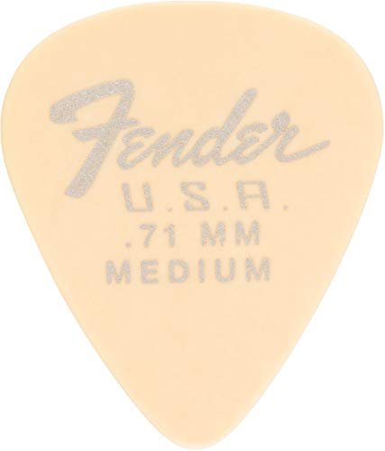Fender® »DURA-TONE® DELRIN PICK – 351-SHAPE – 12-PACK« Médiators en Delrin – Forme 351 – Medium (0.71) – Pack de 12… - Les Beatles, Paul McCartney, John Lennon, RIngo Starr, George Harrison Fender® »DURA-TONE® DELRIN PICK - 351-SHAPE - 12-PACK« Médiators en Delrin - Forme 351 - Medium (0.71) - Pack de 12…