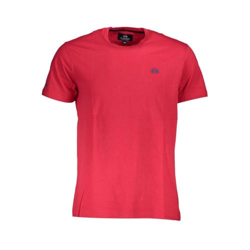 T-shirt rose La Martina coton homme | Évitez la chaleur avec style