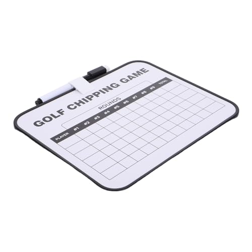 BESPORTBLE Golf Scorebord Golf Accessoires Golfkaart Scorekaart Houder Coaches Klembord Golf Training Golf Scorekaart Bord Uitwisbare Golf Score Kaarthouders Coaching Klembord Plastic