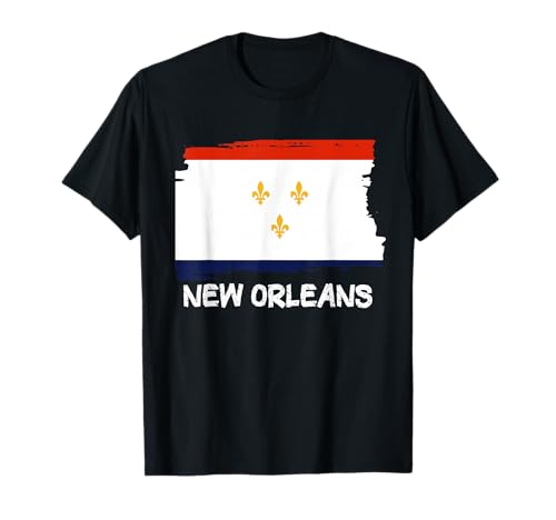 Cool New Orleans Flag T-Shirt