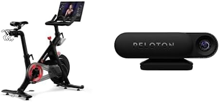 Original Peloton Bike | Indoor Stationary Exercise Bike with Immersive 22" HD Touchscreen + Peloton Guide AI-Powered Personal Strength Training Device For Your TV, with Built-In Camera Technology