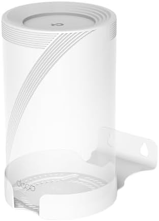 Wall Mount for TP-Link Deco BE75/BE85/BE95/BE17000/BE22000/BE33000 Whole Home Mesh WiFi 7, Upgrade Stable Saving Space Aluminum Alloy Wall Hanging Bracket Holder (1Pack,White)