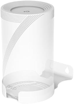 Wall Mount for TP-Link Deco BE75/BE85/BE95/BE17000/BE22000/BE33000 Whole Home Mesh WiFi 7, Upgrade Stable Saving Space Aluminum Alloy Wall Hanging Bracket Holder (1Pack,White)