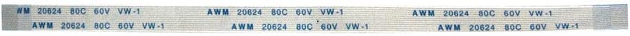 14PIN Flexible Flat Cable 200mm 0.5mm Pitch FFC FPC Cable AWM 20624 80C 60V VW-1 Type A Connection on The Same Side
