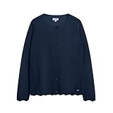Girls’ Cardigan Sweaters Long Sleeve School Uniforms Kids Casual Open Front Button Down Knit Jackets
