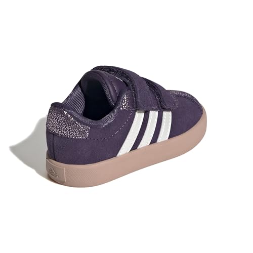 Image of adidas Boys Vl Court 3.0 Slip On Sneakers Shoes Casual - Pink, White