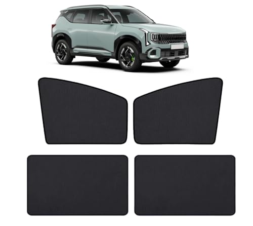 Image of Auto Hub Car Window Sunshade /Curtains Compatible with Hyundai Venue (Model-2026-Till Date) - Pack of 4, Venue Sun Shade