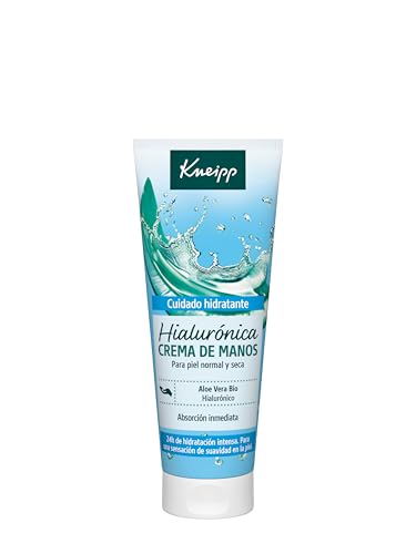 Kneipp Crema de manos Hyaluronic, Hidratación Intensa con Ácido Hialurónico, 75ml