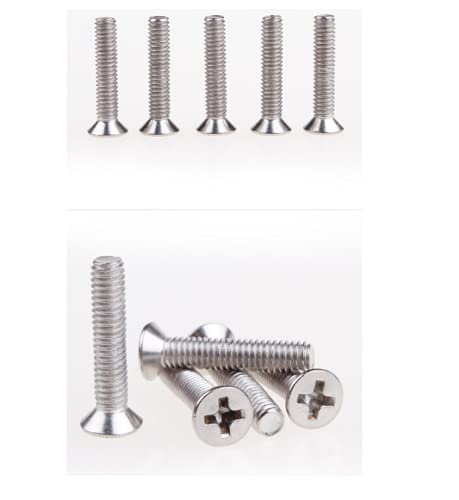Viti A Testa Piatta Con Brugola In Acciaio Inox 18-8, Filetto 1/2-13 X 1-1/2 Pollici, Confezione Da 4 Pezzi