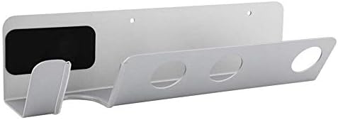 Hair Dryer Rack for Dyson Stainless Steel Magnetic Hairdryer Hanger Wall Mounted Hairdryer Holder Bathroom Storage Rack Load 5KG,13.19x2.17x3.27inch