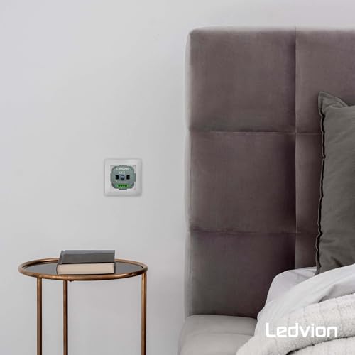 Ledvion LED Dimmer 3-250 Watt | 220-240V | Für verschiedene Lampen | Lampen von 0 auf 100% dimmen | Phasenabschnitt Univ