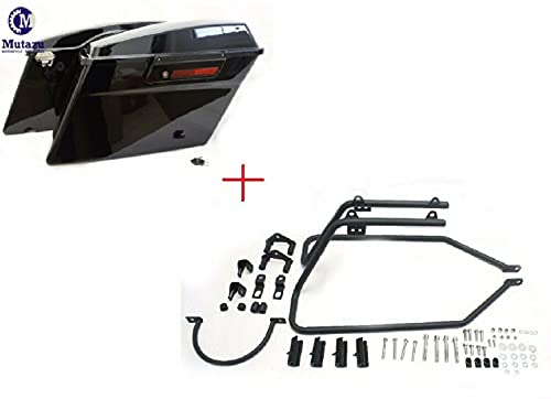 Mutazu 04 & Up Sportster Saddlebag Conversion Brackets Hard Touring Saddlebags