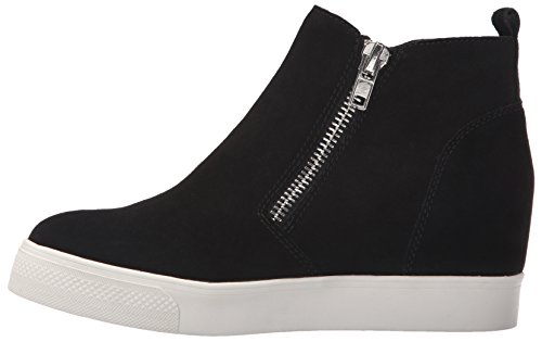 Steve Madden Women's Wedgie Sneaker, Black Suede, 8 M Us #TOP7