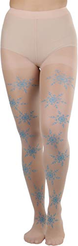 Image of ToBeInStyle Womens Fun Tights with Festive Wrap Around Designs