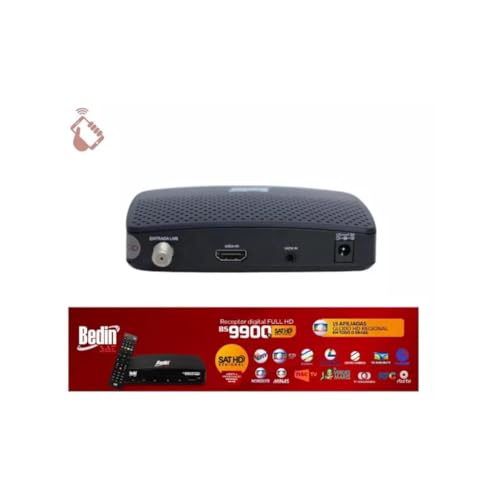 Kit Completo Receptor Bedin Sat Digital Full Hd Regional Bs9900s