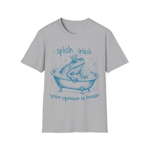 T-shirt rigouille Splish Splash idée cadeau originale pour fan de mème internet