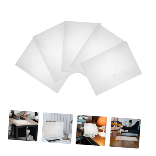 Sacoches de rangement transparentes x10 pour documents A4 maison - 5