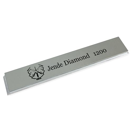 1x6 Jende Diamond Sharpening Stone Plate for Edge Pro, Jende JIGS, TSProf, Hapstone Sharpener, Ruxin (1200 Grit)