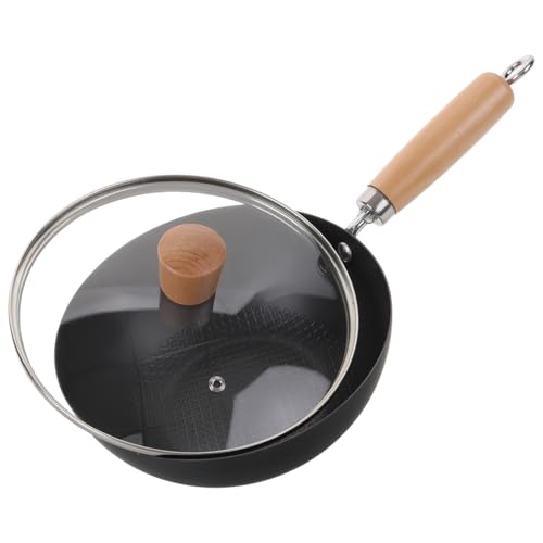 Wok Alipis de Hierro Forjado con Mango Ergonómico 8 Pulgadas miniatura 3