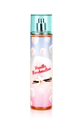 So French Body Mist for Women – Long-Lasting Body Spray – Refreshing Scented Perfume Fragrance – 8 Fl Oz (Vanilla Marshmallow)