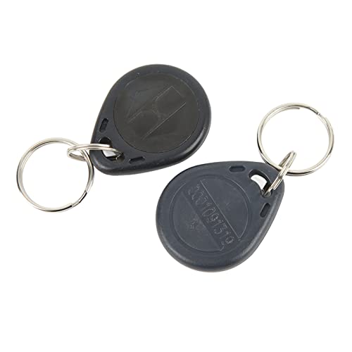 Rfid Proximity Key, Lightweight Rfid Fob Safe 100Pcs Waterproof Environmentally Friendly For Parking (Black) #TOP3